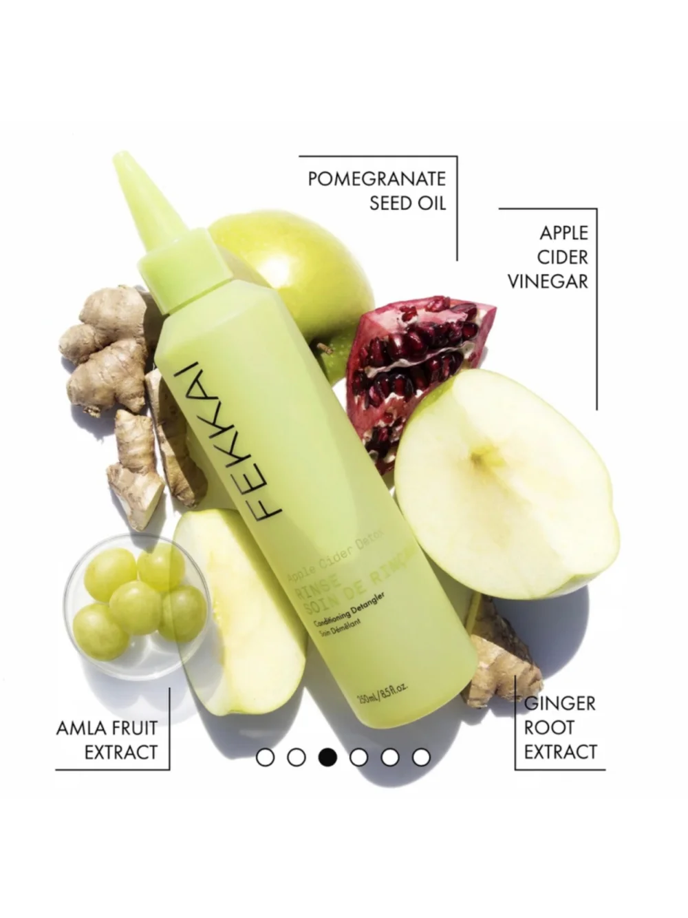 Fekkai Apple Cider Detox Rinse Conditioning Detangler 250ml